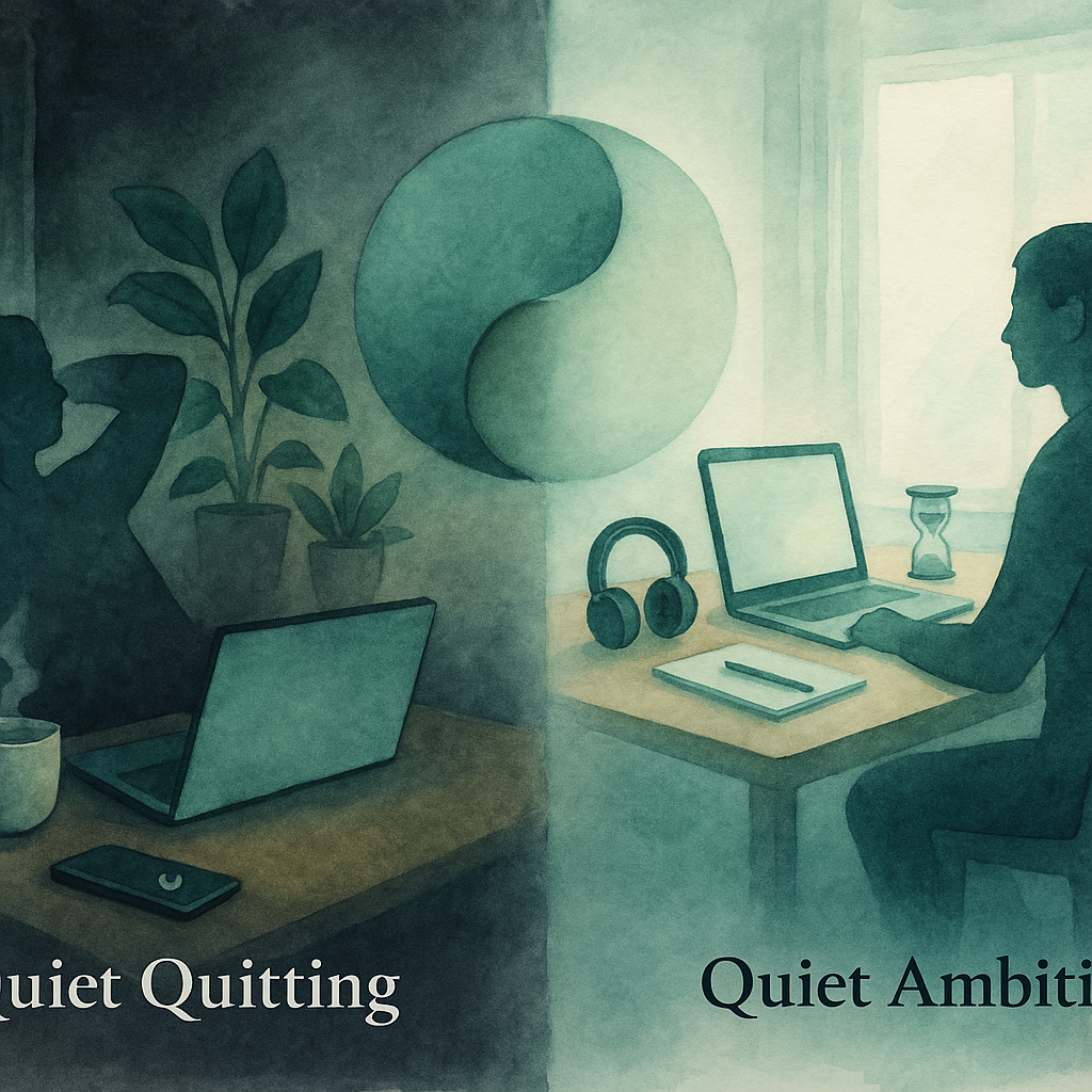 Quiet Quitting vs. Quiet Ambition: Work-Life-Balance im Home-Office
